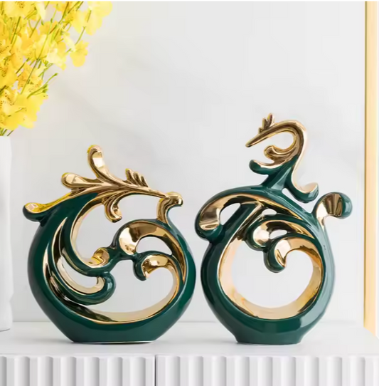 Nordic Home Decor Flourishing Art Desktop Ornaments Home Decor Modern Ceramics Crafts Living Room Office Home Decorative Items