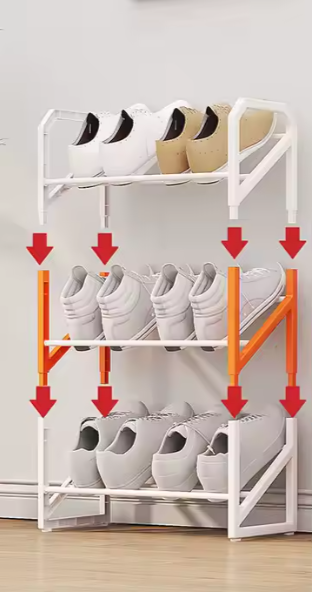 New Top Seller Ningbo Foldable Wall Door Shoe Hanger Household Save Space Hanging Shoe Organizer Home Accessories