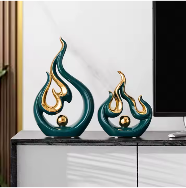 Nordic Home Decor Flourishing Art Desktop Ornaments Home Decor Modern Ceramics Crafts Living Room Office Home Decorative Items