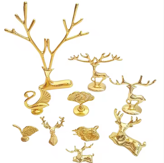 Hot Sale Metal Deer Handle & Knob Alloy Lid Handle Accessories Metal Crafts Home Decoration
